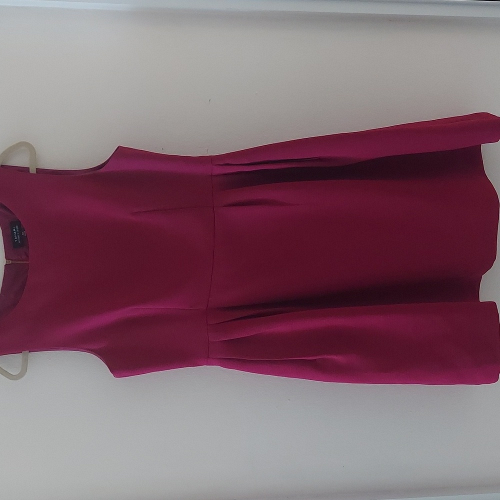 Tahari Fuchsia Sleeveless Dress - Picture 8 of 8